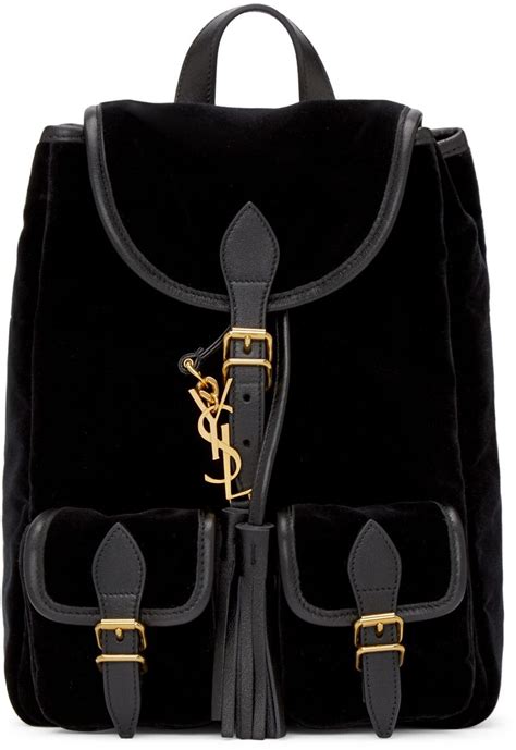 ysl black backpack|BACKPACKS .